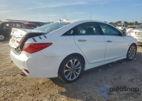 2014 Hyundai Sonata Se z USA, uszkodzony, nr VIN 5NPEC4AB0EH854873